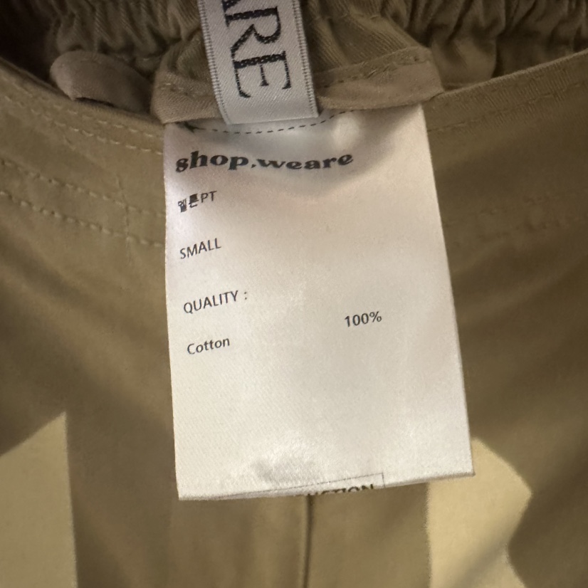 WE ARE/WELOVER韓國東大門代購女裝新品26春夏時尚休閑褲SHOP_WE ARE休閑褲