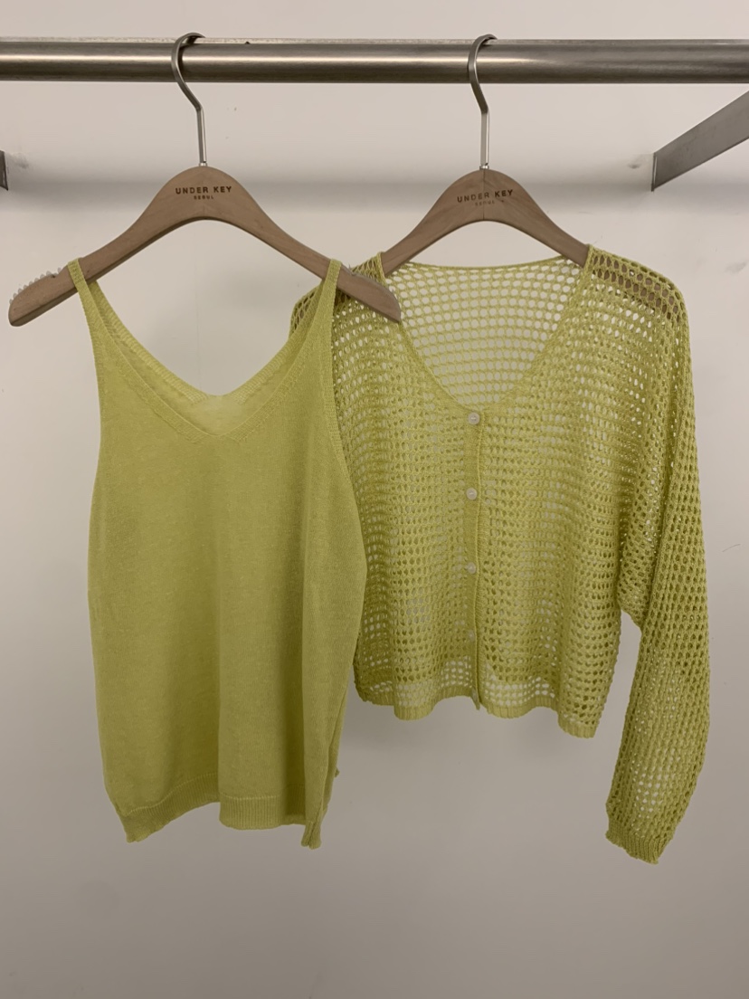 UNDER KEY韓國直郵實拍女裝新款熱賣推薦時尚套裝套裝開衫UNDER KEY套裝圖色4