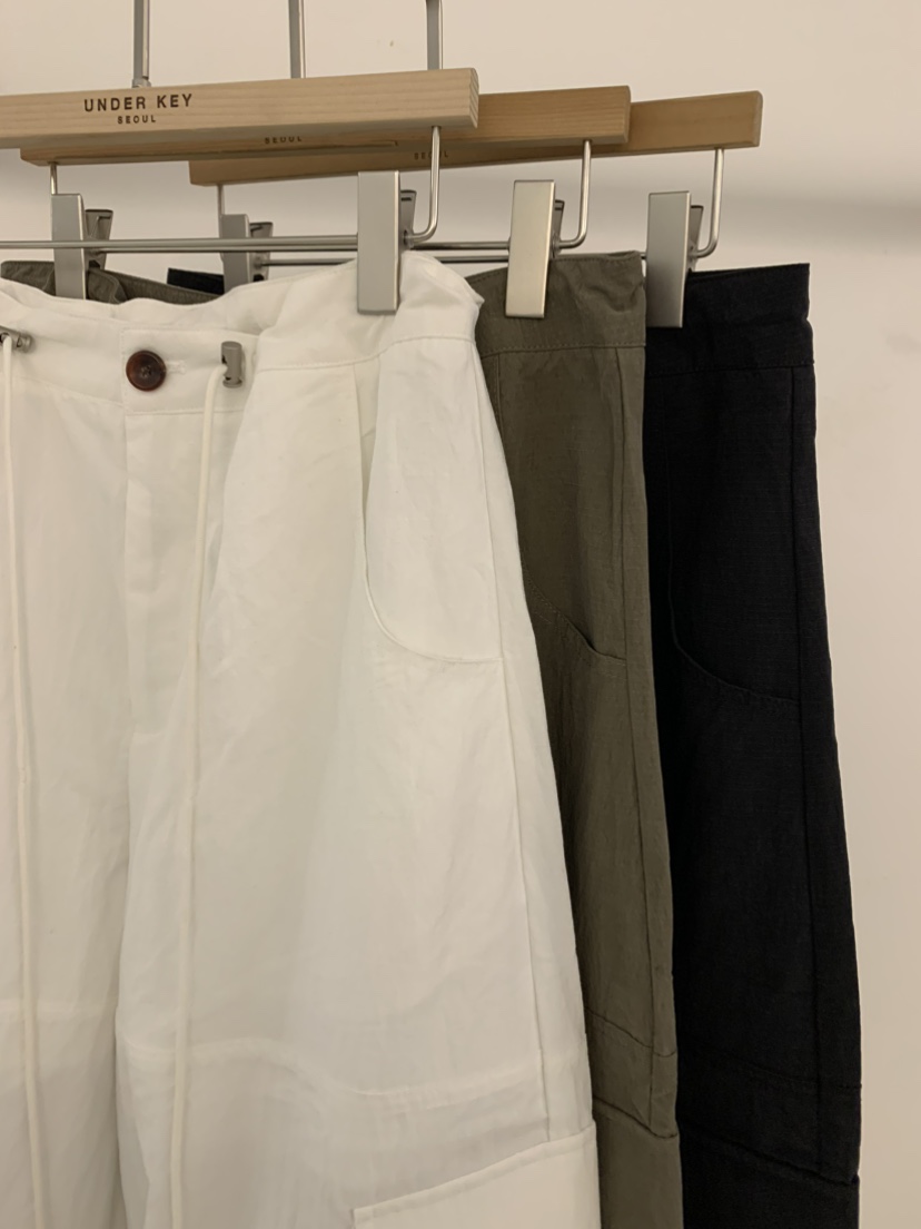 UNDER KEY韓國直郵女裝新款推薦時尚職業熱賣休閑褲亞麻UNDER KEY休閑褲