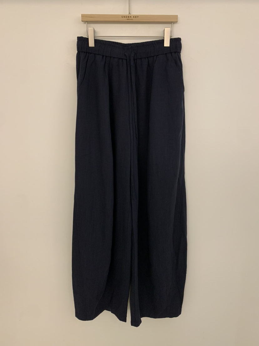 UNDER KEY韓國東大門代購女士新款職業人氣休閑26春夏休閑褲UNDER KEY休閑褲圖色3深藍色