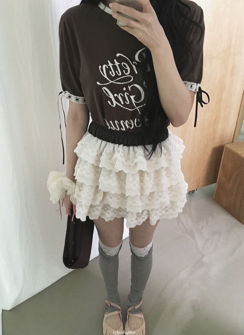 BY CHAPTER韓國直郵女裝新款熱賣時尚人氣休閑職業26春夏T恤BY ChapterT恤