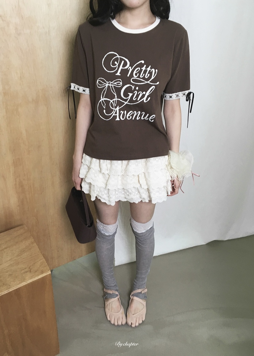 BY CHAPTER韓國直郵女裝新款熱賣時尚人氣休閑職業26春夏T恤BY ChapterT恤