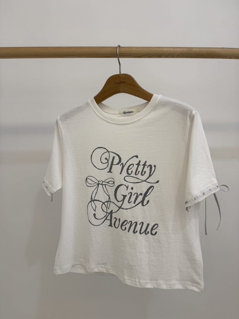 BY CHAPTER韓國直郵女裝新款熱賣時尚人氣休閑職業26春夏T恤BY ChapterT恤圖色1