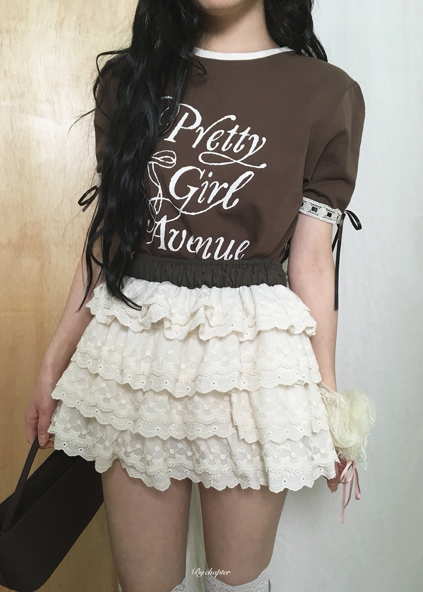 BY CHAPTER韓國直郵女裝新款熱賣時尚人氣休閑職業26春夏T恤BY ChapterT恤圖色3