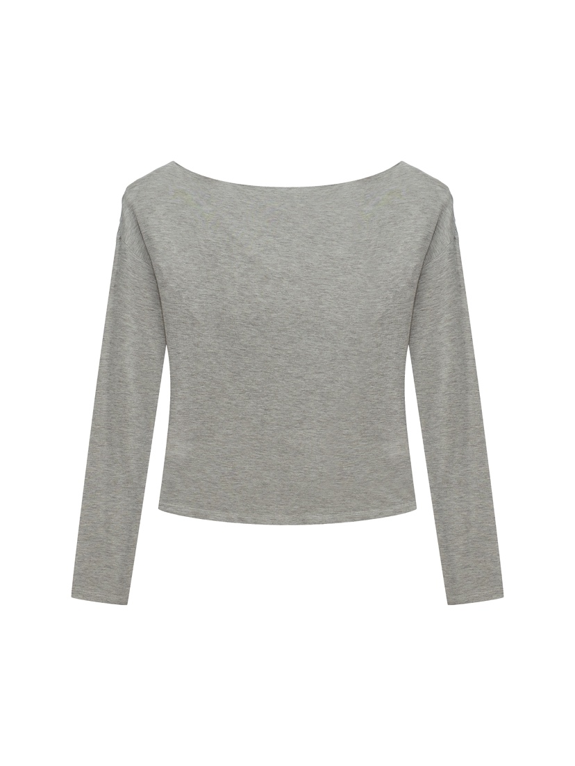 TEXTURE韓國直郵女士新品26春夏時尚休閑熱賣推薦長袖T恤TEXTURE長袖T恤