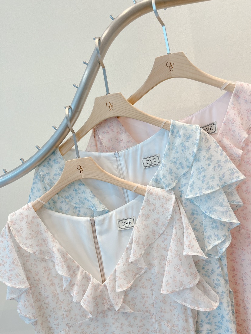 OVE韓國東大門代購女士新款休閑時尚推薦人氣26春夏連衣裙OVE連衣裙