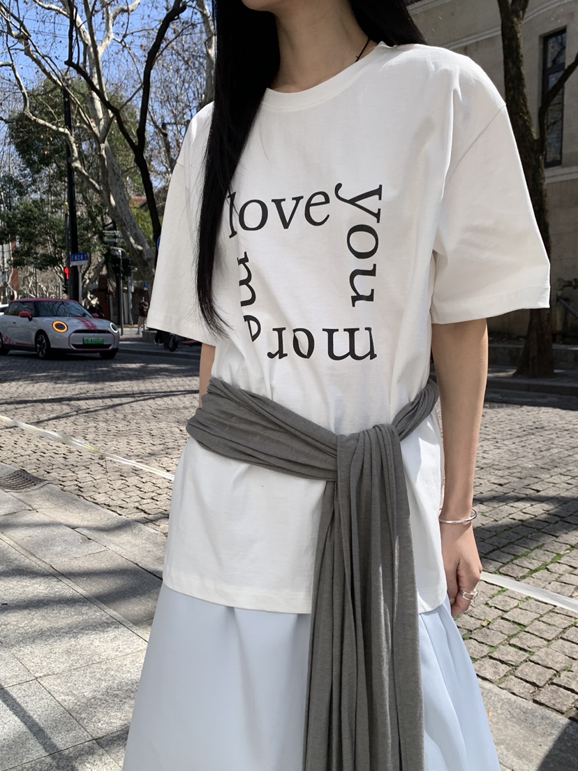 B_GARDER韓國直郵女士新款26春夏職業人氣休閑時尚推薦T恤B.GARDERT恤圖色1