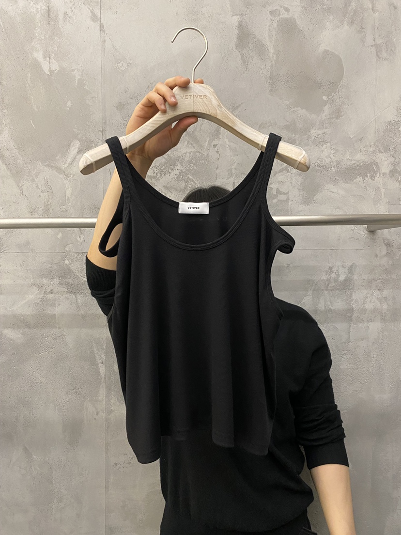 THE VETIVER-A韓國東大門直郵女士新款推薦職業吊帶背心VETIVER吊帶/背心圖色2