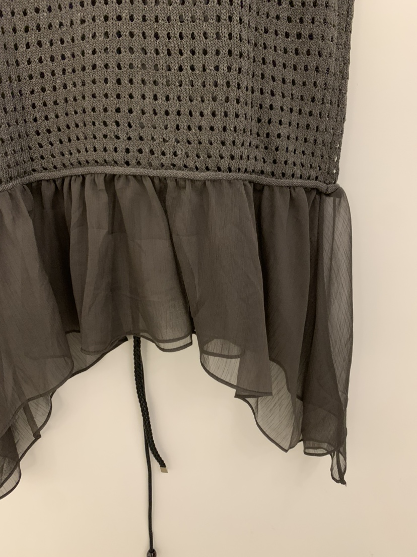 UNDER KEY韓國直郵實拍女士新品休閑熱賣吊帶背心含腰帶UNDER KEY吊帶/背心