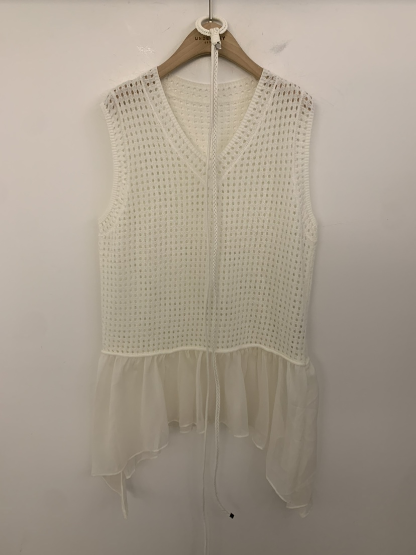 UNDER KEY韓國直郵實拍女士新品休閑熱賣吊帶背心含腰帶UNDER KEY吊帶/背心圖色1