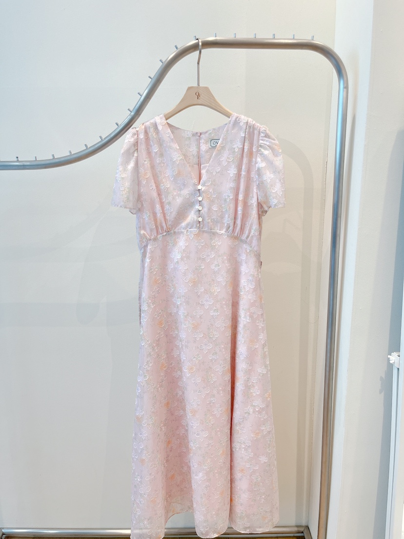 OVE韓國代購女裝新品推薦熱賣26春夏休閑時尚職業人氣連衣裙OVE連衣裙圖色2