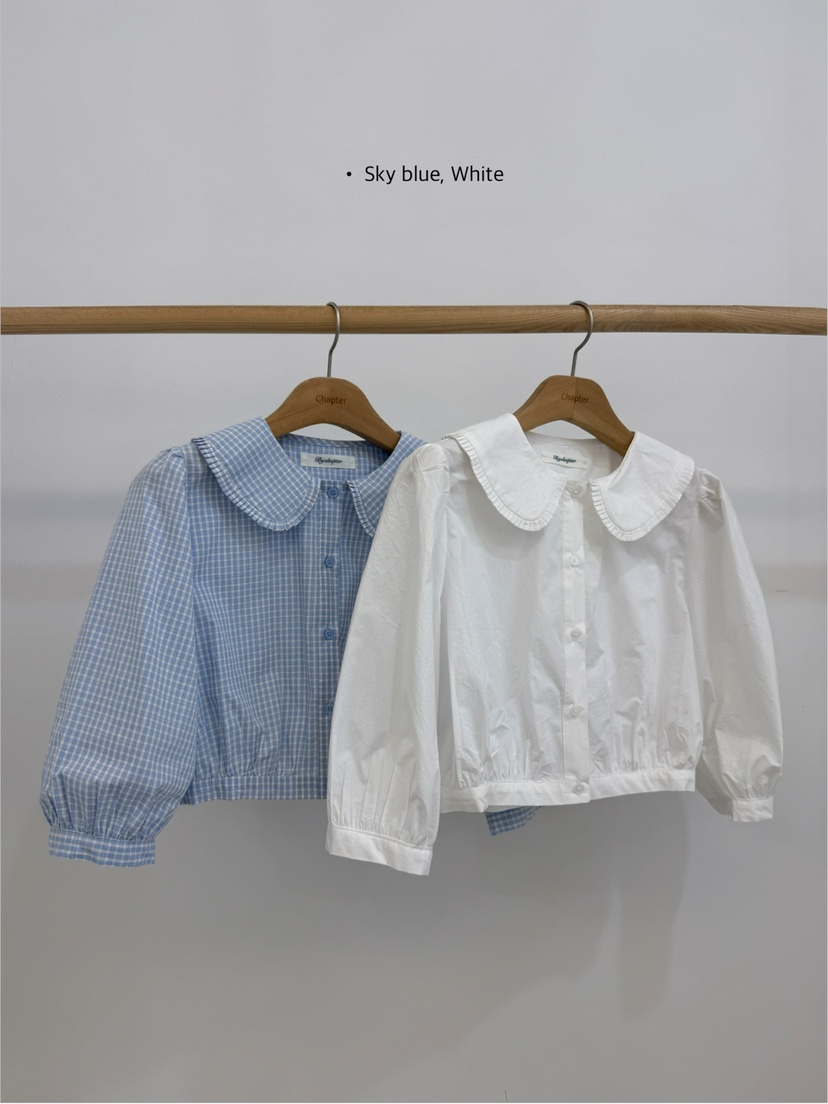 BY CHAPTER韓國代購女士新品休閑時尚26春夏熱賣襯衫蕾絲衫BY Chapter襯衫/蕾絲衫