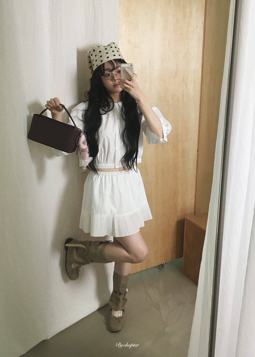 BY CHAPTER韓國代購女士新品休閑時尚26春夏熱賣襯衫蕾絲衫BY Chapter襯衫/蕾絲衫