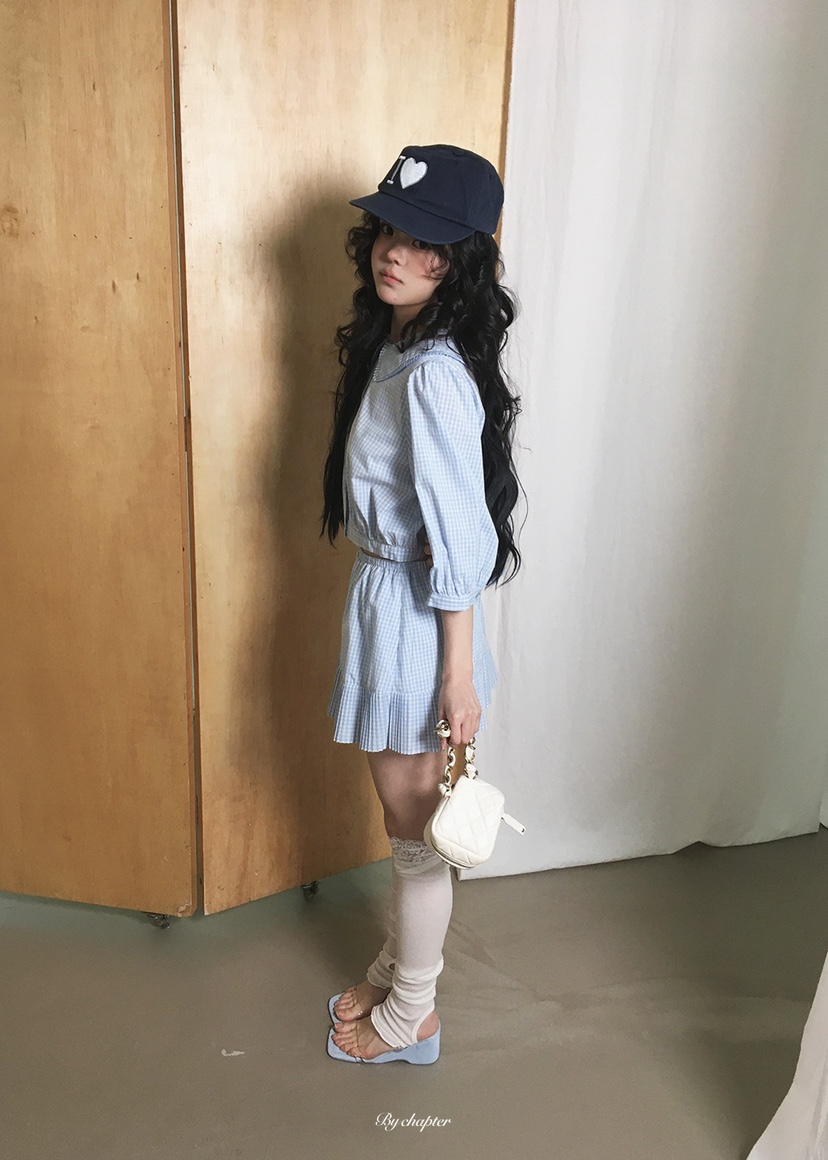 BY CHAPTER韓國代購女士新品休閑時尚26春夏熱賣襯衫蕾絲衫BY Chapter襯衫/蕾絲衫