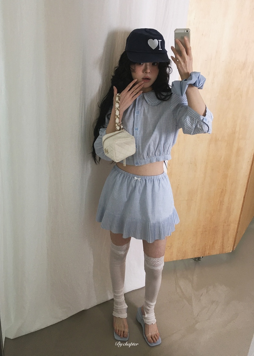 BY CHAPTER韓國代購女士新品休閑時尚26春夏熱賣襯衫蕾絲衫BY Chapter襯衫/蕾絲衫