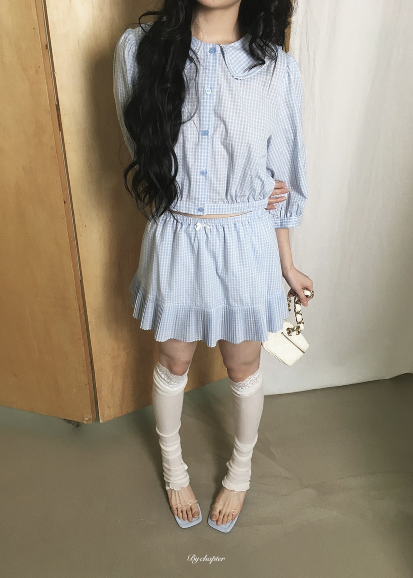 BY CHAPTER韓國代購女士新品休閑時尚26春夏熱賣襯衫蕾絲衫BY Chapter襯衫/蕾絲衫圖色1