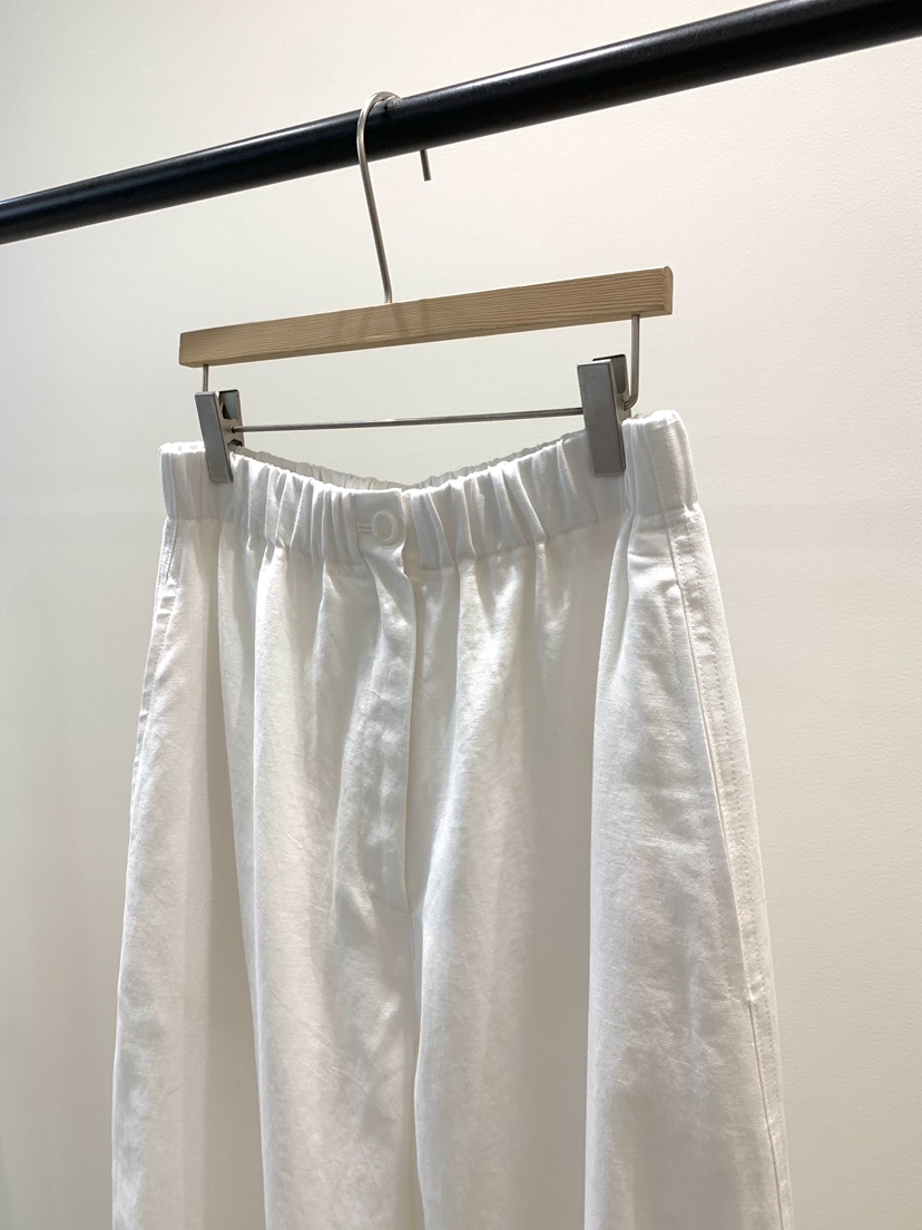 KNOCK韓國代購女裝新款26春夏人氣職業時尚推薦休閑褲亞麻布KNOCK休閑褲