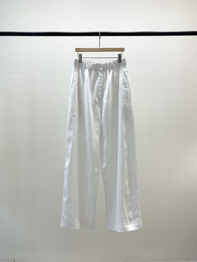 KNOCK韓國代購女裝新款26春夏人氣職業時尚推薦休閑褲亞麻布KNOCK休閑褲圖色1