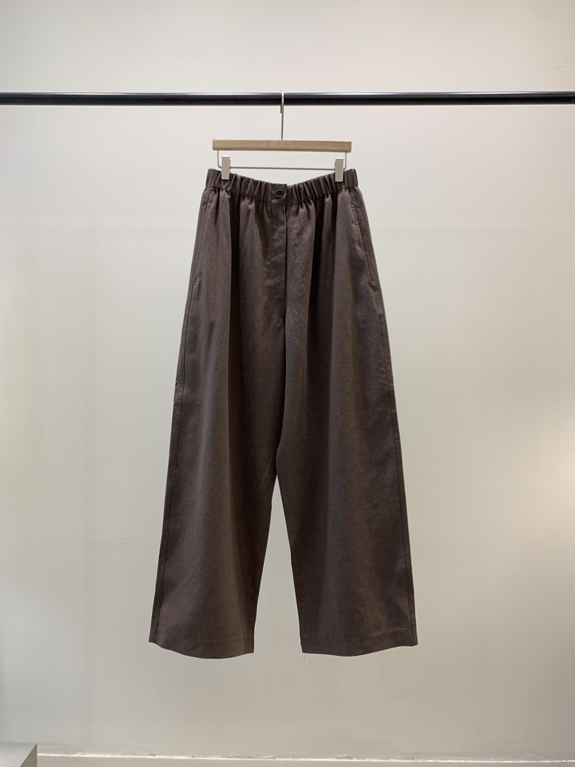 KNOCK韓國代購女裝新款26春夏人氣職業時尚推薦休閑褲亞麻布KNOCK休閑褲圖色3