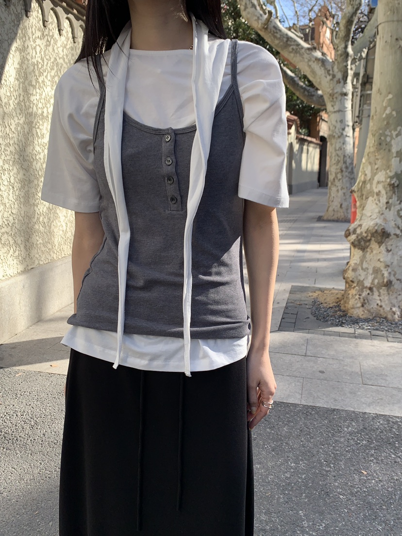 B_GARDER韓國東大門直郵女裝新品推薦26春夏吊帶背心不含內搭B.GARDER吊帶/背心