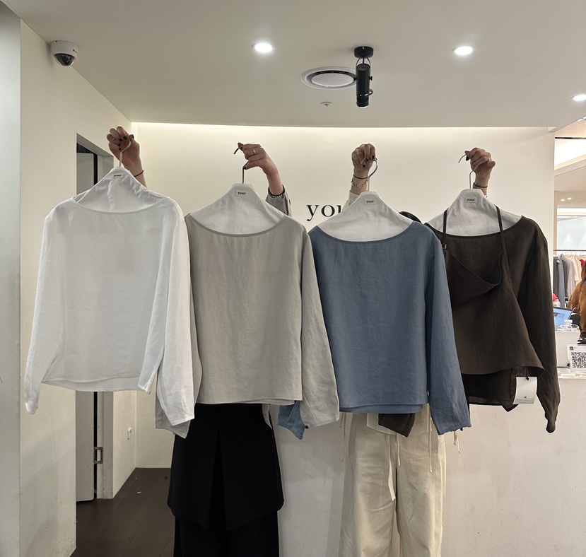 YOUR-P韓國東大門代購女裝新品休閑人氣時尚職業襯衫蕾絲衫YOUR-P襯衫/蕾絲衫