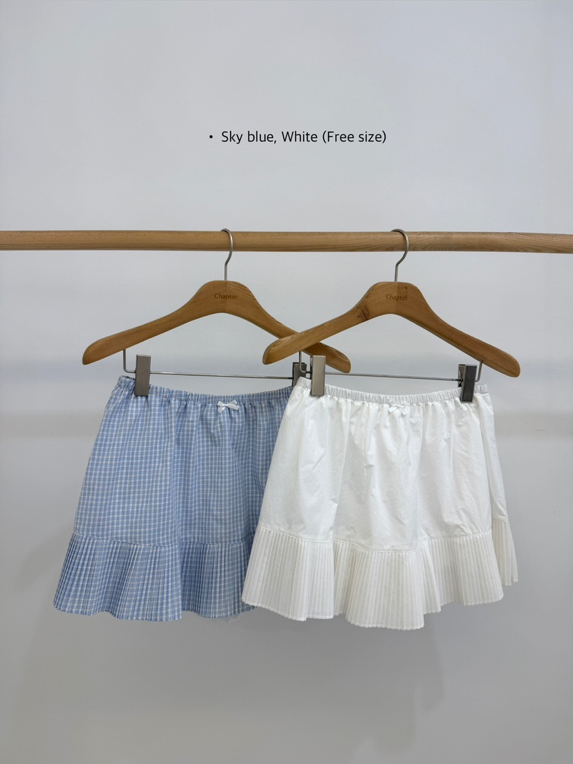 BY CHAPTER韓國代購女士新款休閑人氣職業時尚推薦短裙褶裙BY Chapter短裙