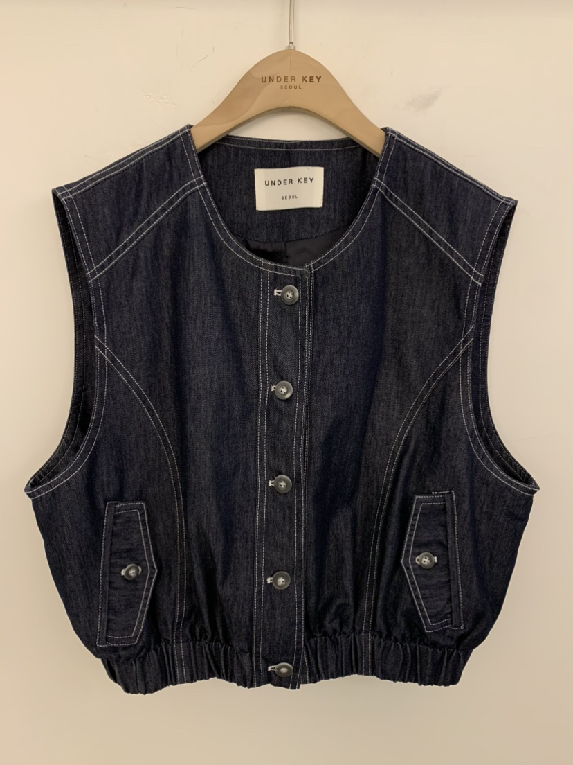 UNDER KEY韓國直郵實拍女裝新款26春夏職業熱賣時尚馬甲UNDER KEY馬甲圖色2