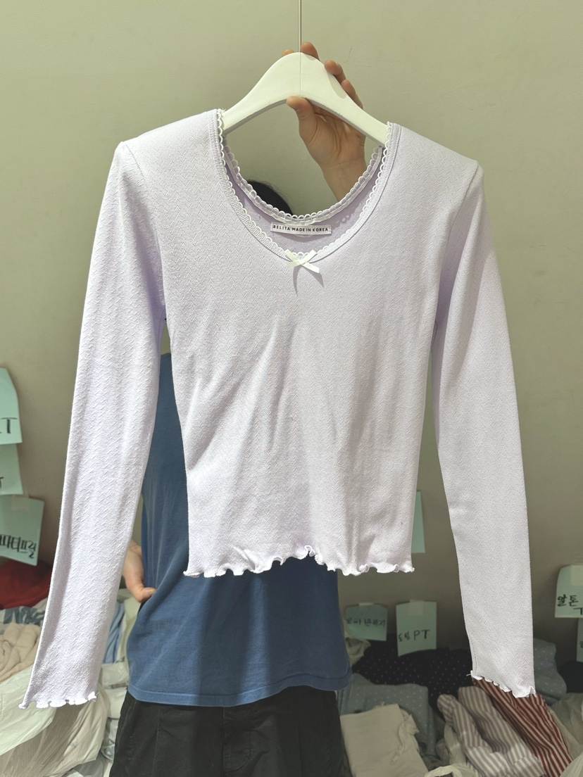 BELITA-L韓國東大門代購女裝新款職業熱賣推薦26春夏長袖T恤BELITA-L長袖T恤圖色2
