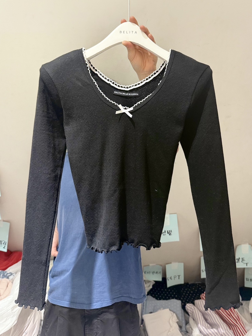 BELITA-L韓國東大門代購女裝新款職業熱賣推薦26春夏長袖T恤BELITA-L長袖T恤圖色4