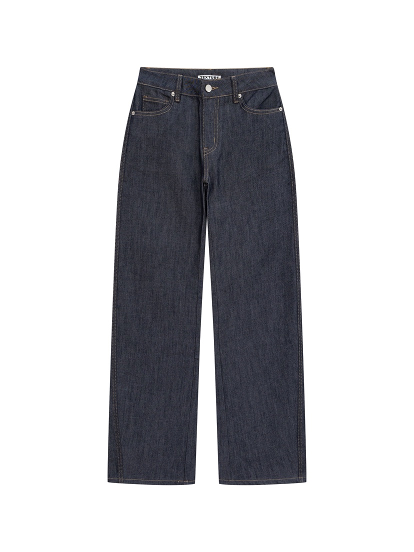 TEXTURE韓國代購女裝新款休閑熱賣推薦職業人氣時尚牛仔褲TEXTURE牛仔褲圖色1