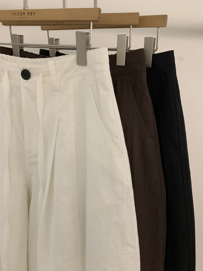 UNDER KEY韓國東大門代購女士新品休閑26春夏職業休閑褲UNDER KEY休閑褲