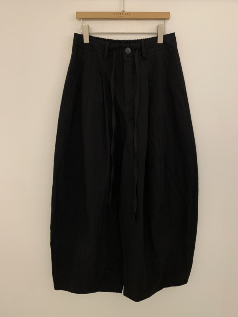 UNDER KEY韓國東大門代購女士新品休閑26春夏職業休閑褲UNDER KEY休閑褲圖色3黑色