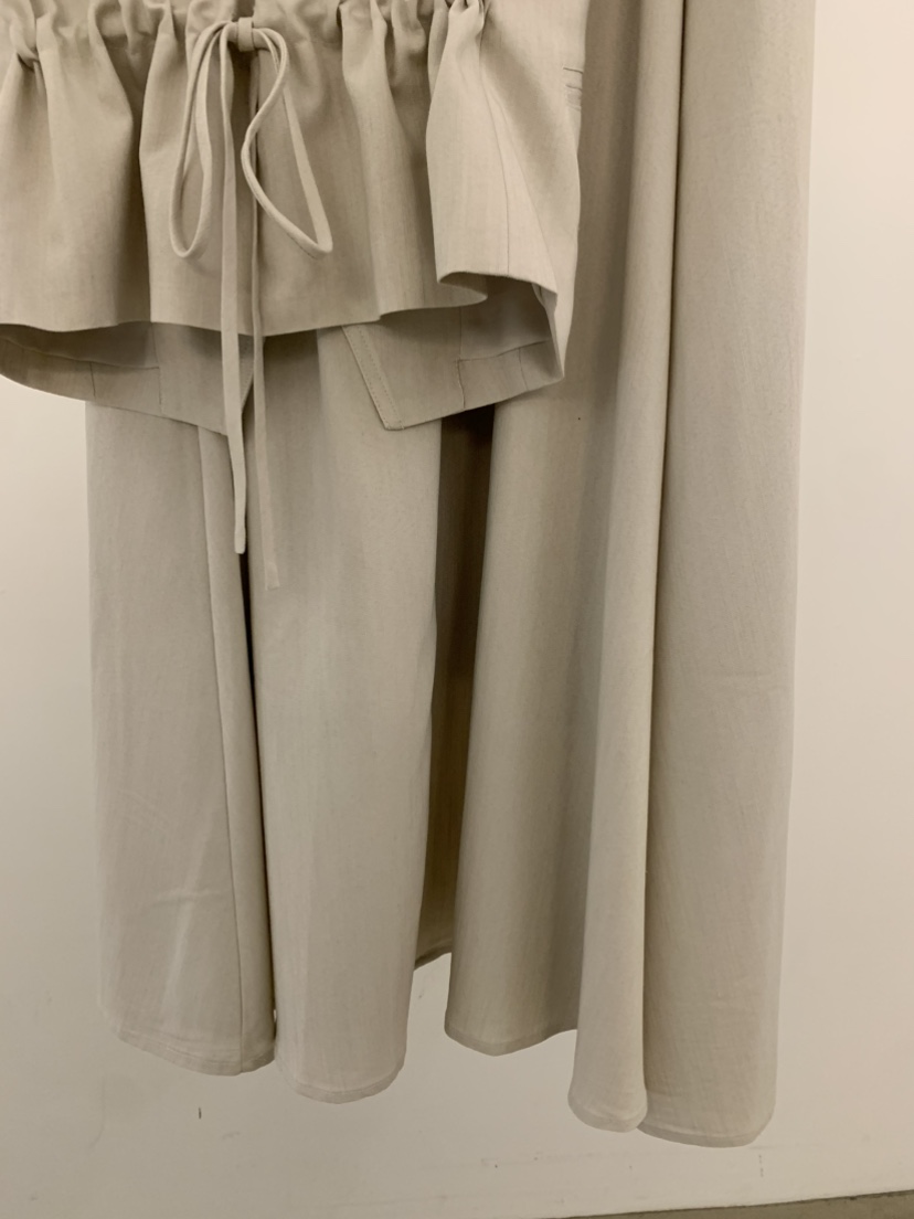 UNDER KEY韓國直郵女士新款職業休閑26春夏套裝含腰帶亞麻UNDER KEY套裝