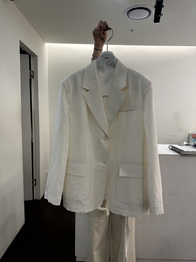 YOUR-P韓國東大門代購女士新款時尚人氣推薦夾克含腰帶亞麻YOUR-P夾克圖色1