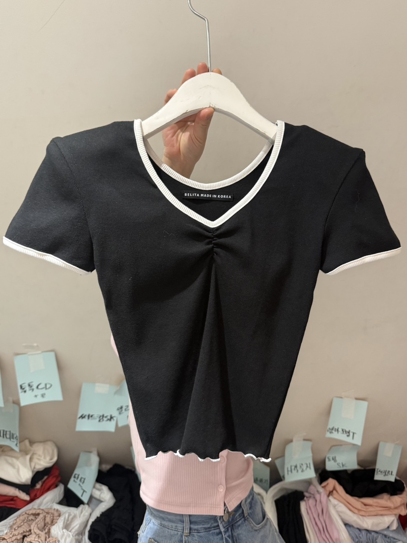 BELITA-L韓國直郵女士新款人氣推薦熱賣時尚休閑26春夏T恤BELITA-LT恤圖色4