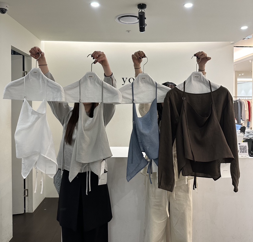 YOUR-P韓國代購女士新款26春夏職業休閑吊帶背心不含內搭YOUR-P吊帶/背心