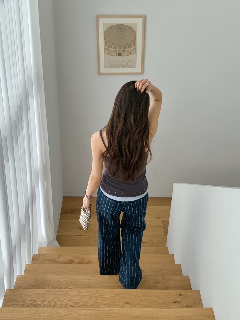 RE:OPENING韓國東大門直郵女士新款休閑熱賣吊帶背心鏤空RE:OPENING吊帶/背心