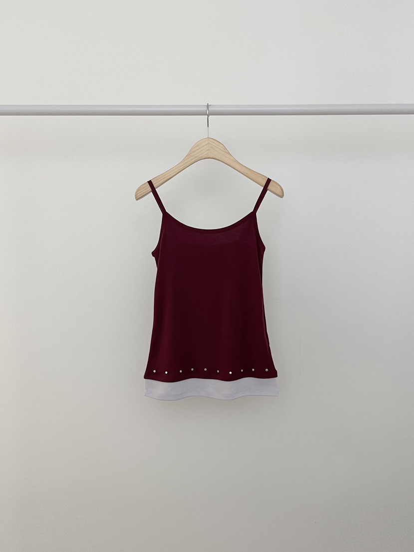 RE:OPENING韓國東大門直郵女士新款休閑熱賣吊帶背心鏤空RE:OPENING吊帶/背心圖色2