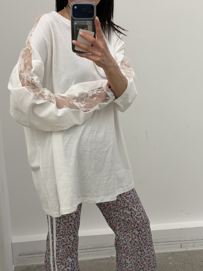 FRANC—L韓國東大門代購女士新款職業熱賣休閑長袖T恤亞麻布FRANC長袖T恤