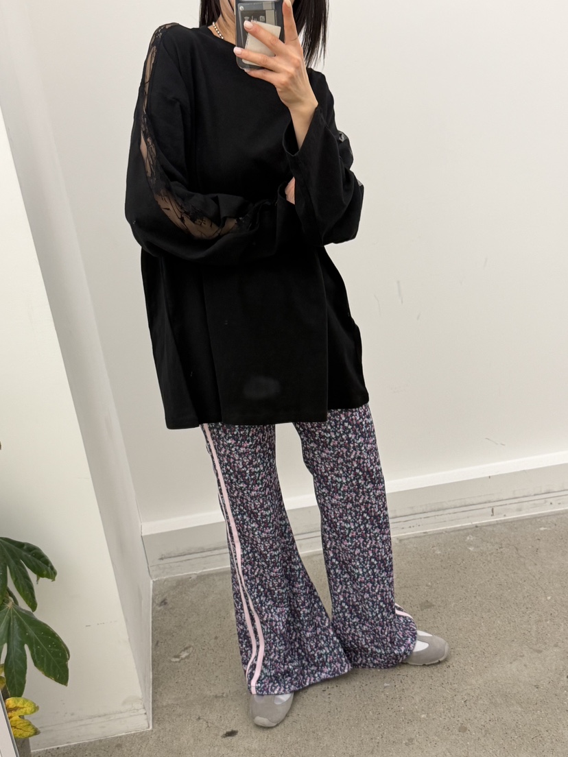 FRANC—L韓國東大門代購女士新款職業熱賣休閑長袖T恤亞麻布FRANC長袖T恤