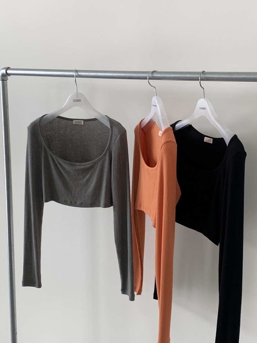 LOGARDEN韓國直郵女士新款熱賣人氣時尚推薦長袖T恤不含內搭LO GARDEN長袖T恤