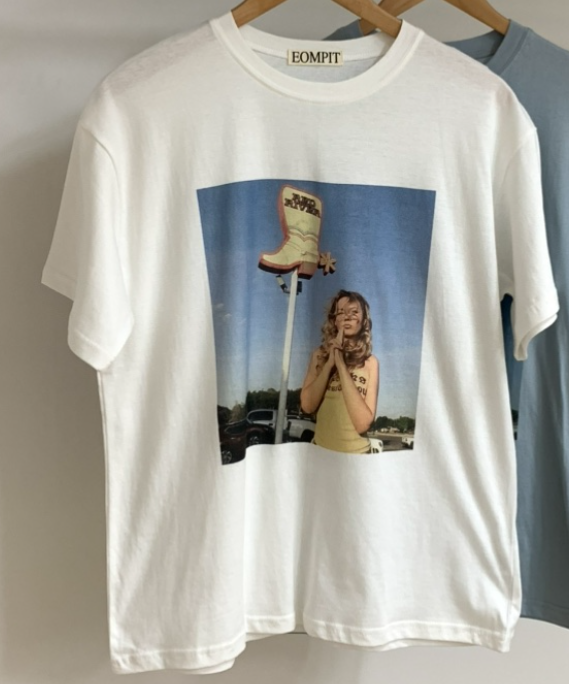 EOMPIT韓國代購女士新品26春夏時尚休閑熱賣職業人氣推薦T恤EOMPITT恤圖色1