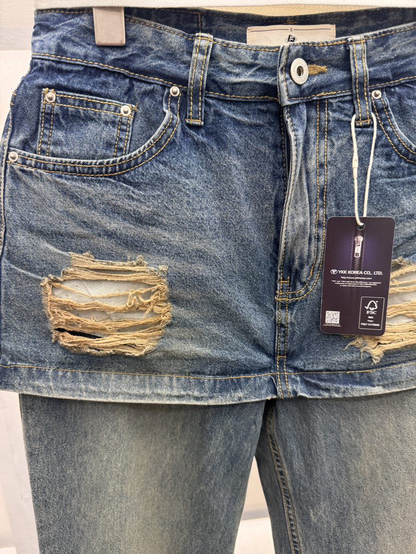 MILUI韓國直郵實拍女裝新款職業人氣熱賣休閑時尚推薦裙褲MILUI裙褲