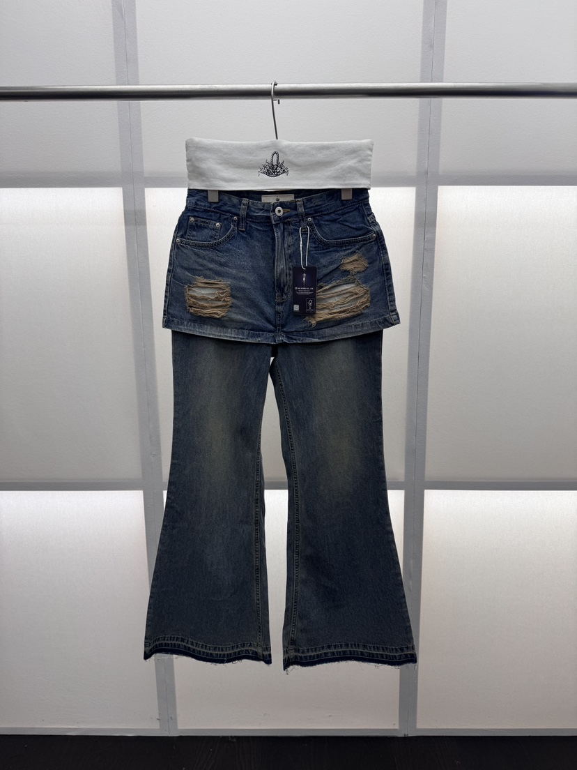 MILUI韓國直郵實拍女裝新款職業人氣熱賣休閑時尚推薦裙褲MILUI裙褲圖色1