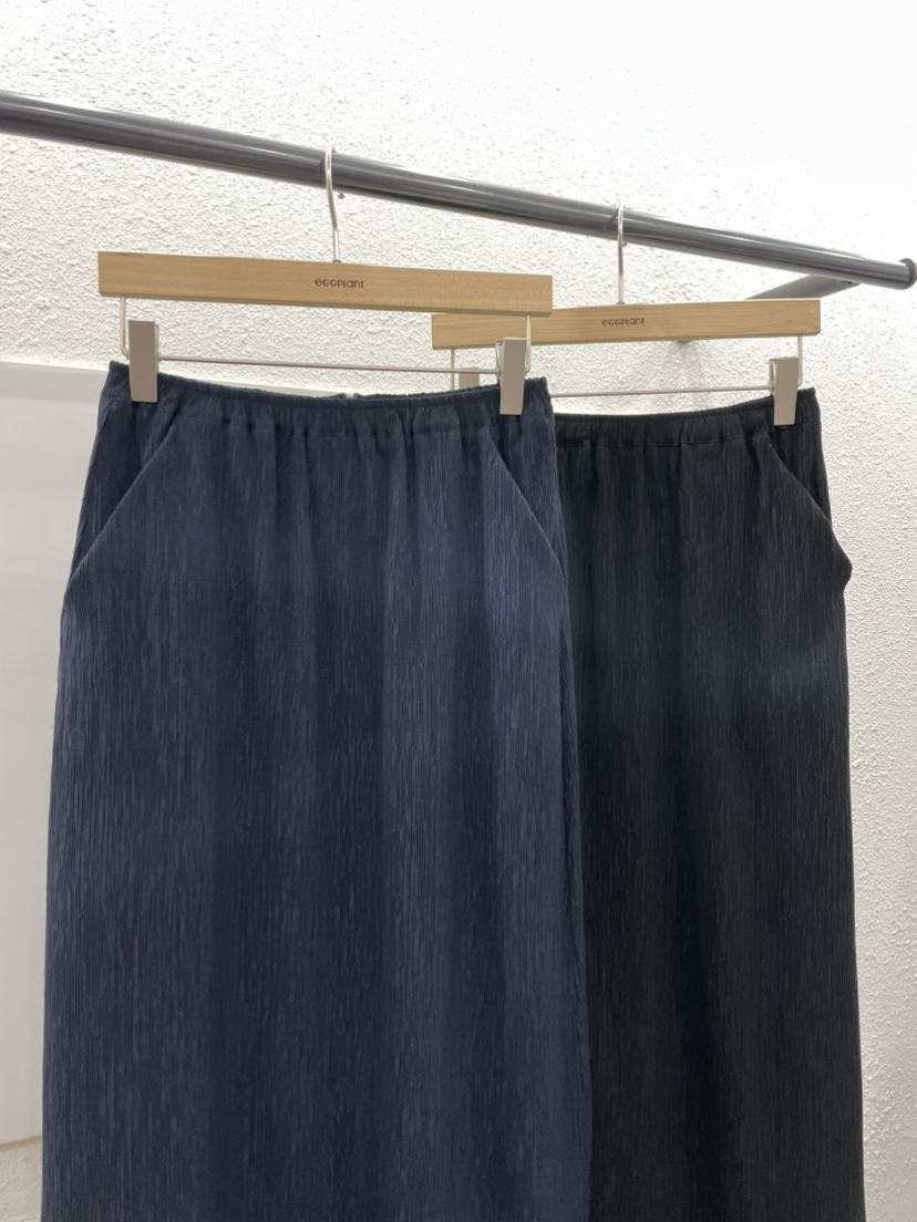 EGGPLANT韓國東大門直郵女裝新款人氣休閑熱賣時尚長裙褶裥EGGPLANT長裙