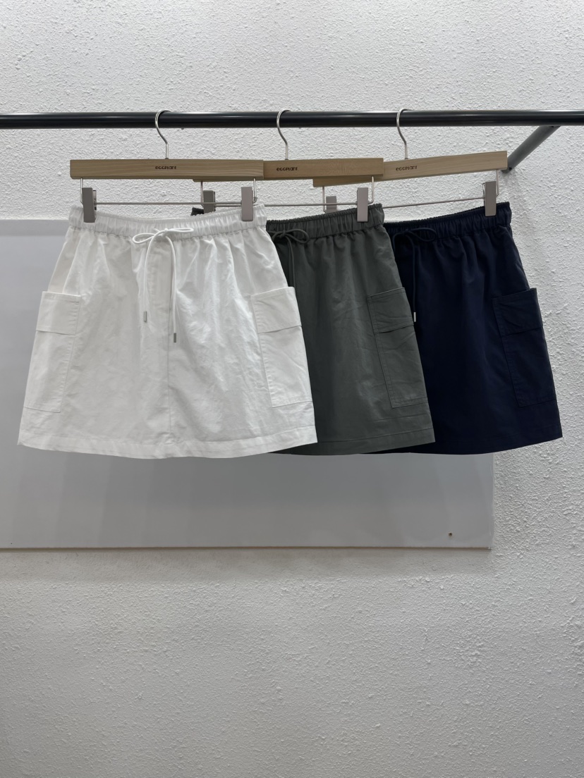 EGGPLANT韓國直郵女士新品推薦職業26春夏熱賣時尚短裙口袋EGGPLANT短裙