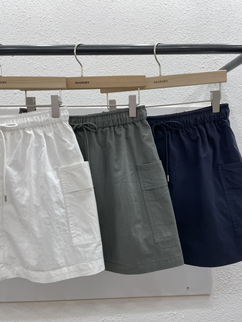 EGGPLANT韓國直郵女士新品推薦職業26春夏熱賣時尚短裙口袋EGGPLANT短裙