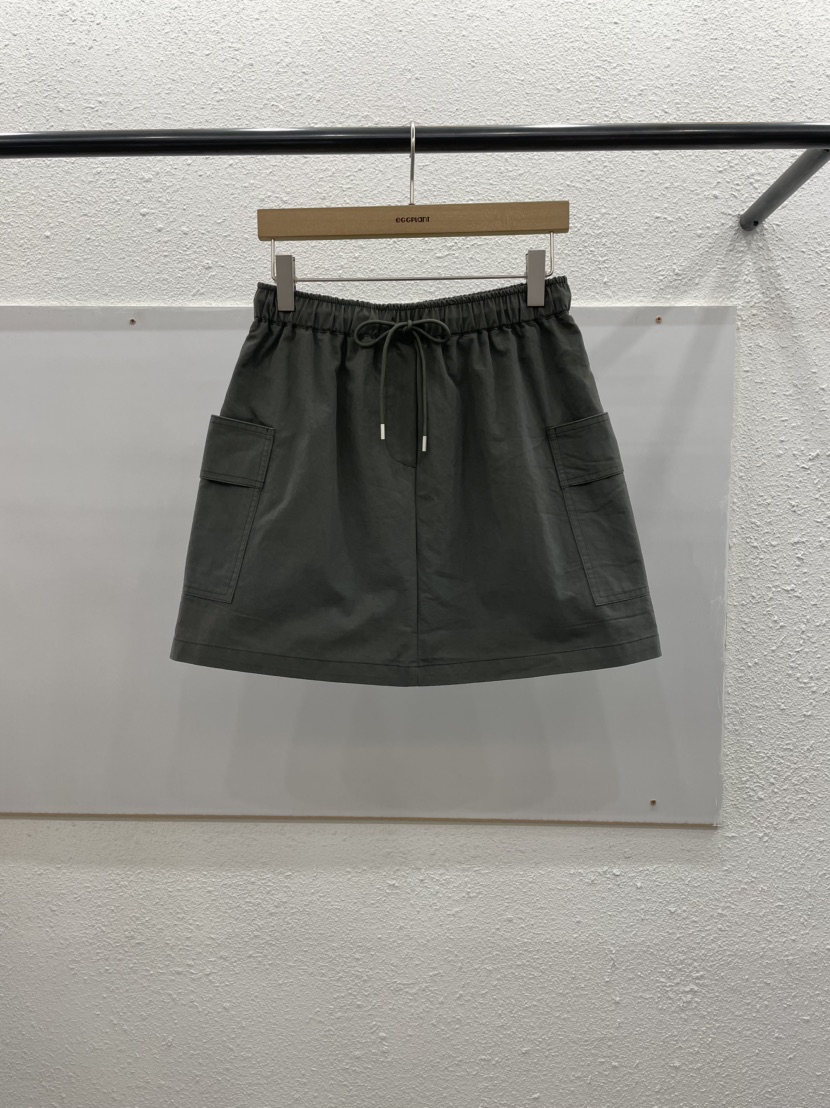 EGGPLANT韓國直郵女士新品推薦職業26春夏熱賣時尚短裙口袋EGGPLANT短裙圖色2