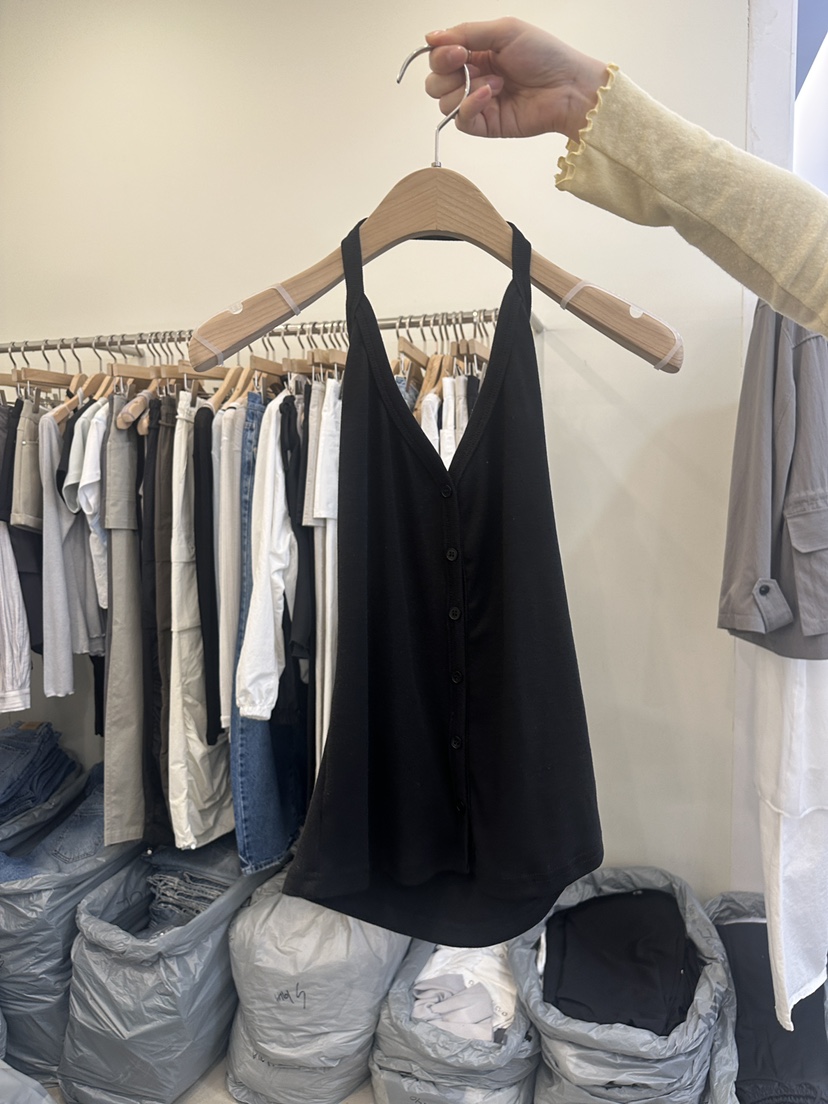 MONDAYMORING韓國直郵女士新款26春夏職業休閑人氣吊帶背心MONDAYMORING吊帶/背心圖色3