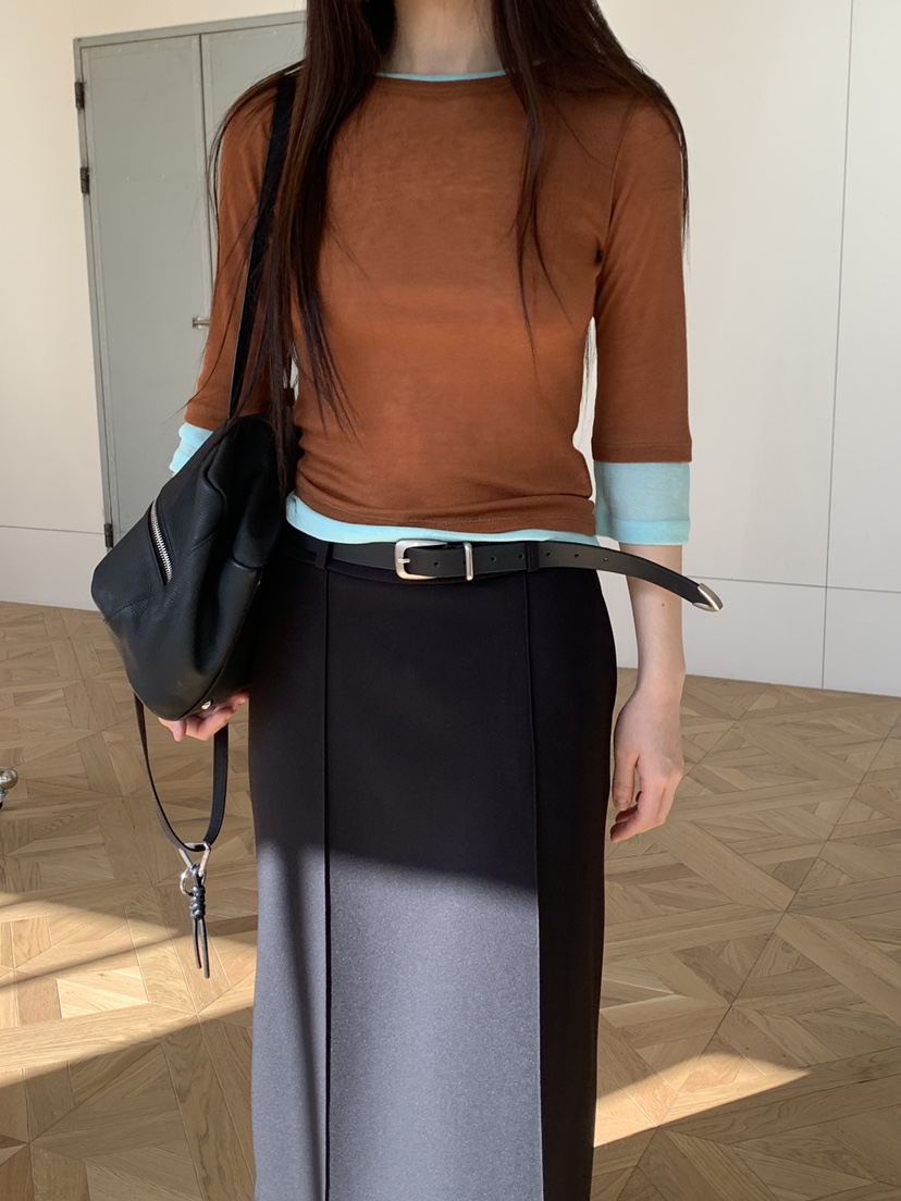 LOGARDEN韓國直郵實拍女士新品人氣熱賣休閑推薦職業腰帶LO GARDEN腰帶